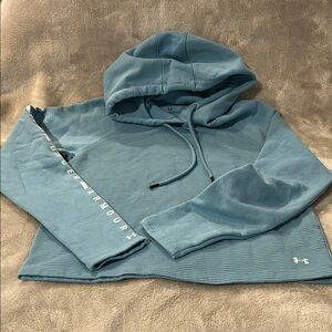 Under Armour light blue Pullover Hoodie